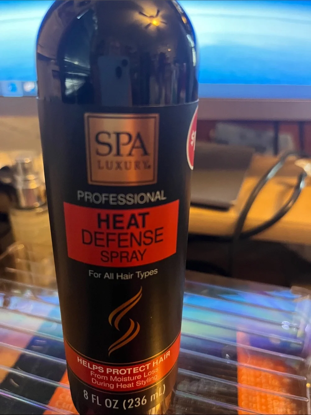 Heat Defense Spray — Orange & Black